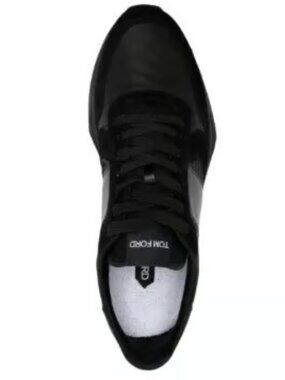 TOM FORD: Panelled Lace-Up Sneakers (Size: 9 USA)